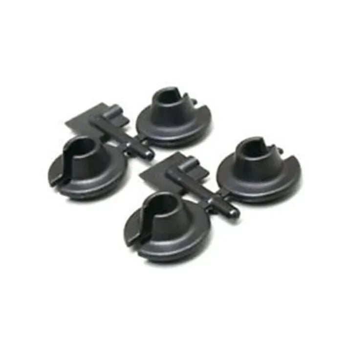 RPM Lower Shock Spring Cups - Traxxas / HPI / Losi | Black