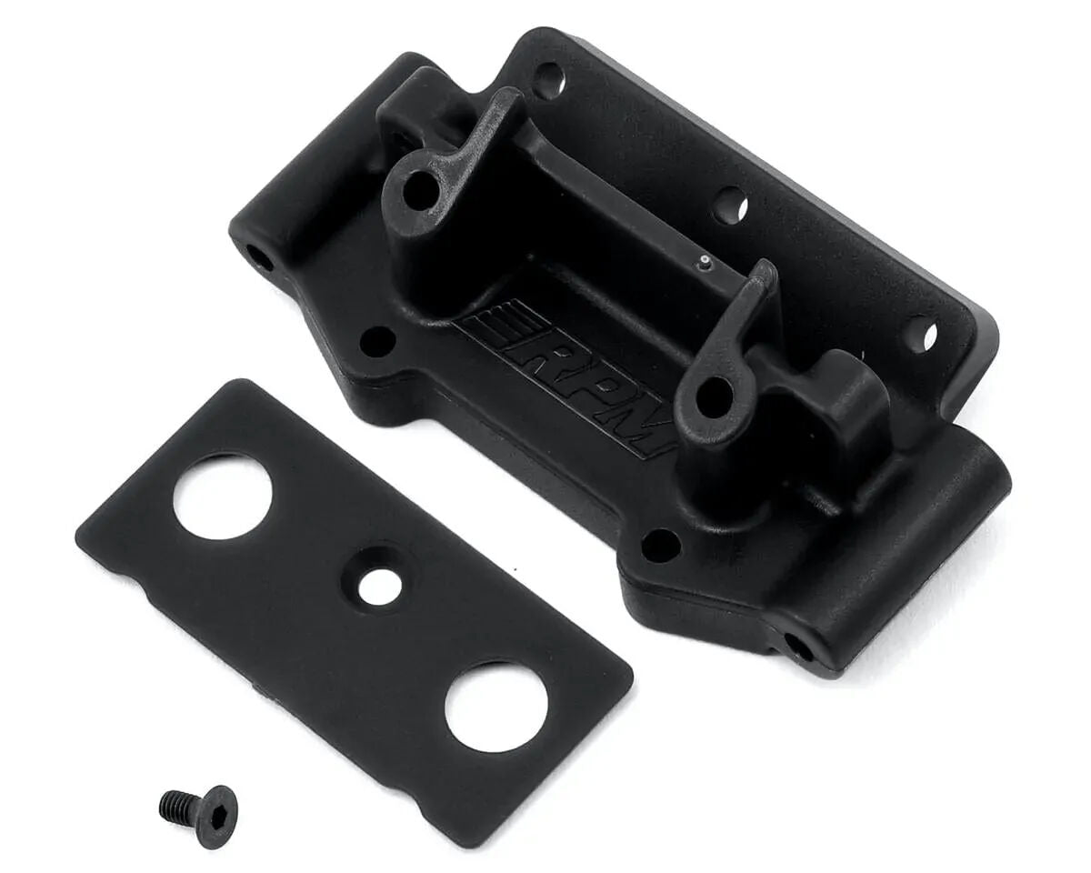 RPM Front Bulkhead - Traxxas | most 10th scale 2wd vehicles | Black
