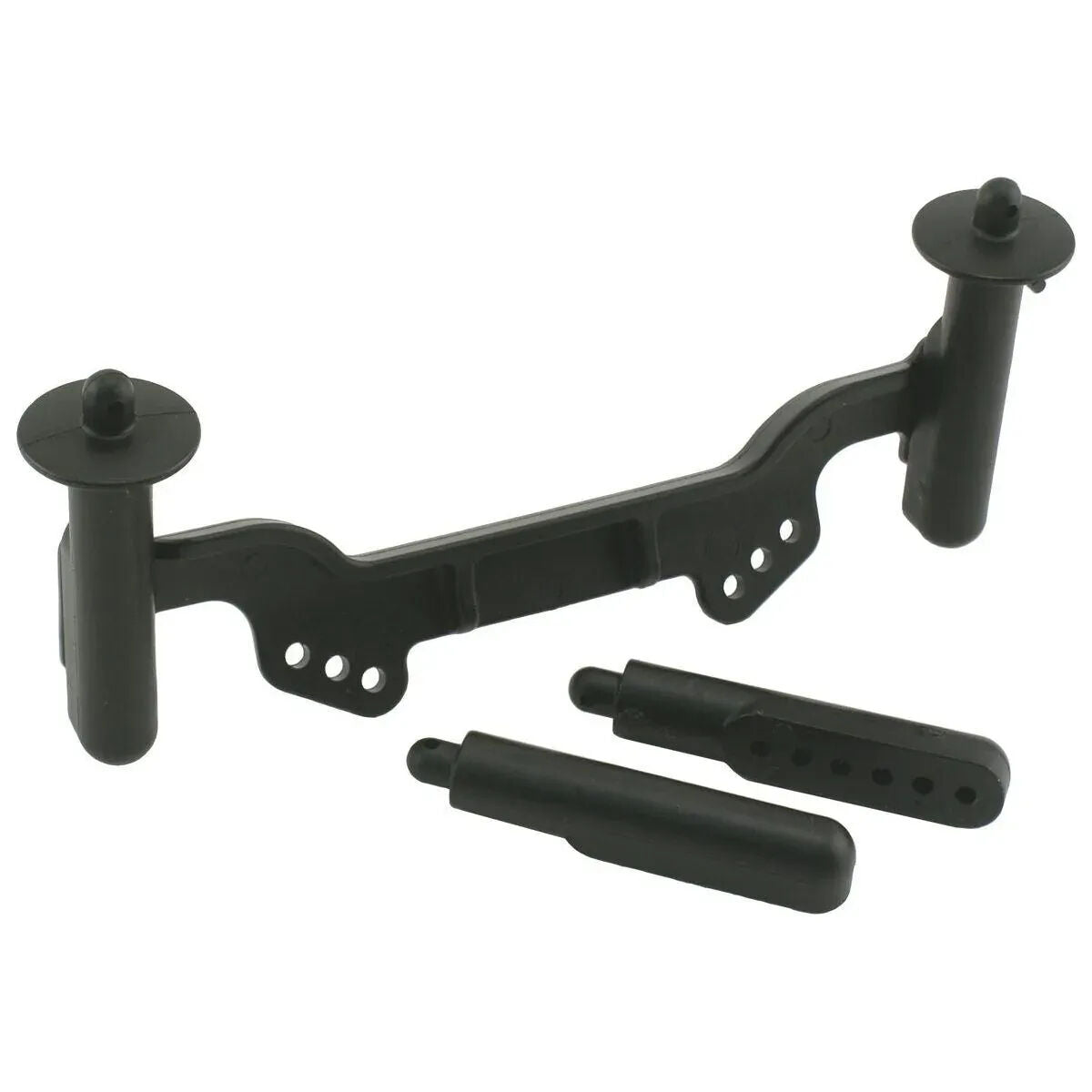 RPM Adjustable Front Body Mounts & Posts - Traxxas | Slash 2wd / Nitro Slash | Black RPM81122
