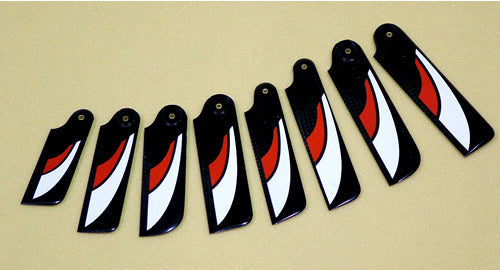 SAB0454R Tail Rotor Carbon Blades 95mm 60/90size SAB BLADES