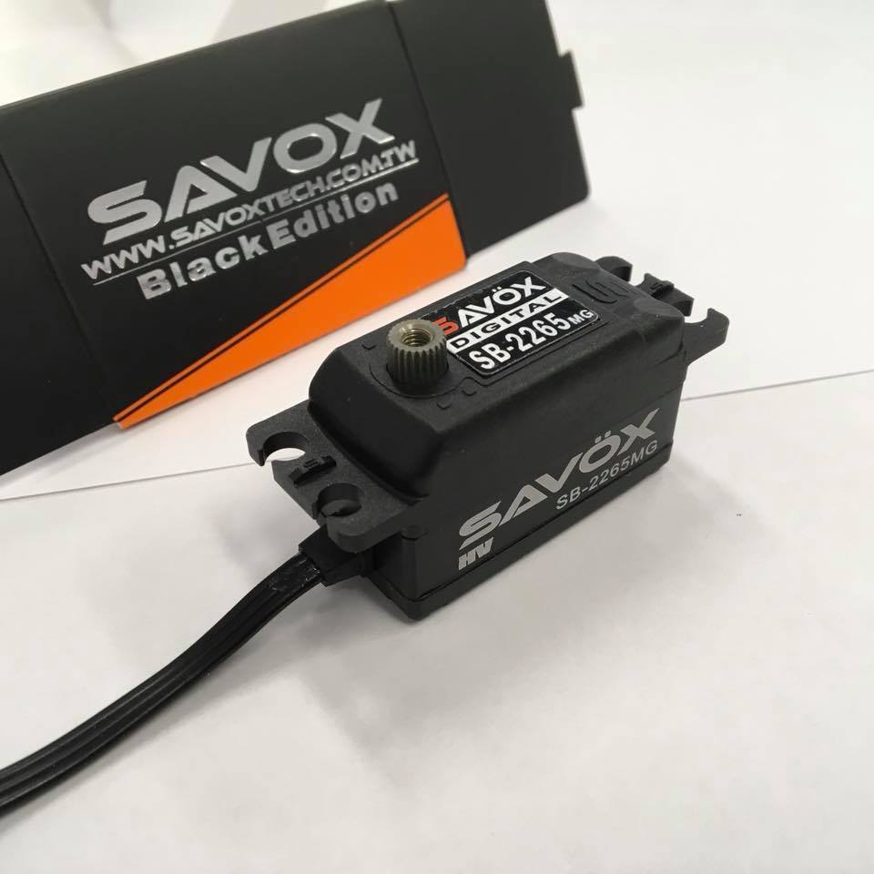 SAV-BE-SB2265MG Black Edition B/less servo 1/8E onroad Savox