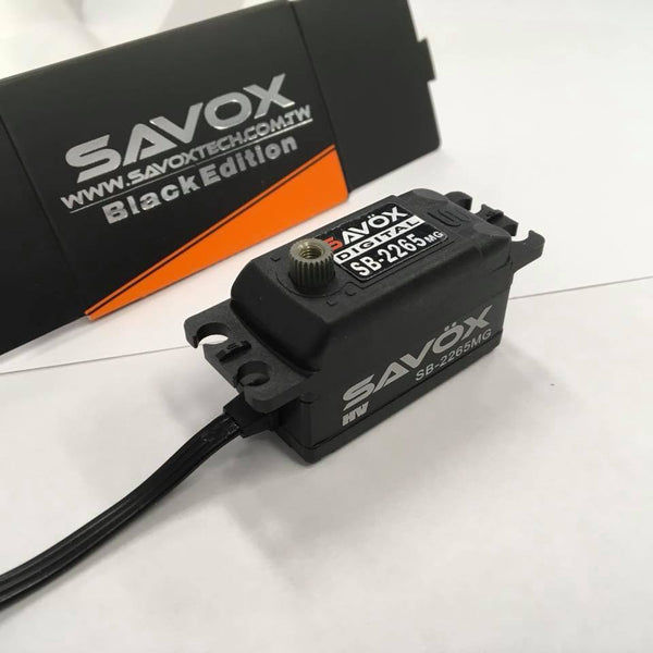 SAV-BE-SB2265MG Black Edition B/less servo 1/8E onroad