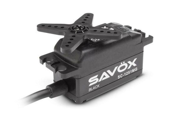 SAV-BE-SC1251MG Black Edition Low profile servo 9kg