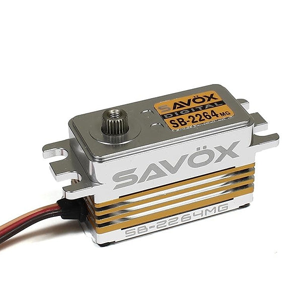 SAV-SB2264MG Low profile FMJ servo 15kg @7.4V Savox