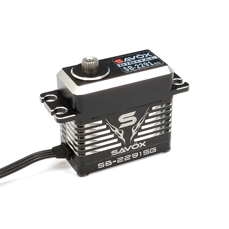 SAV-SB2291SG SB2291SG - Monster High Speed Brushless Servo, Black Edition 0.042sec / 347oz @ 8.4V Savox
