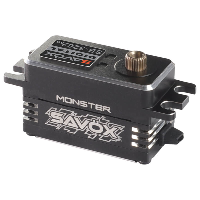 SAV-SB3262SG SAVOX HV LOW PROFILE BRUSHLESS CNC SERVO 28KG/0.08S@7.4V SAVOX