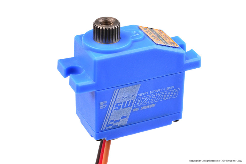 SAV-SW-0267MG SAVOX SW-0267MG IP67 WATERPROOF METAL GEAR MICRO SERVO 6KG,0.13SEC Savox
