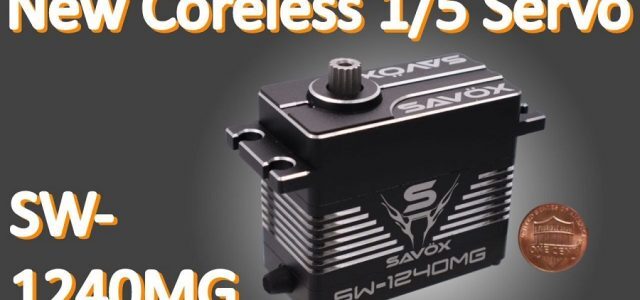 SAV-SW1240MG Savox Coreless SW-1240MG 1/5 Servo