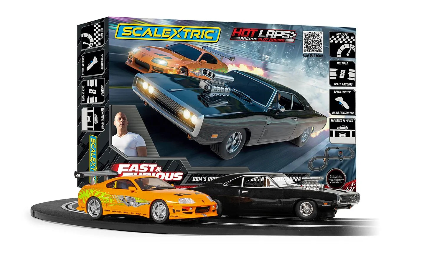 Scalextric Fast & Furious Hot Laps Slot Car Set C1458