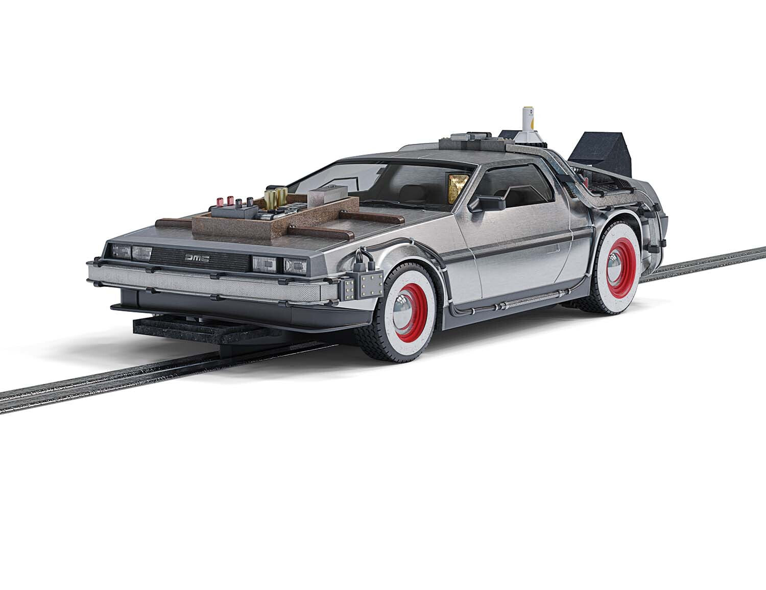 C4307 SCALEXTRIC BACK TO THE FUTURE 3 TIME MACHINE Scalextric