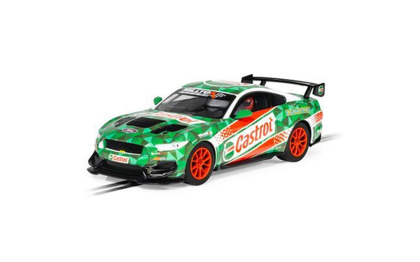SCALEXTRIC FORD MUSTANG GT4 - CASTROL DRIFT CAR C4327