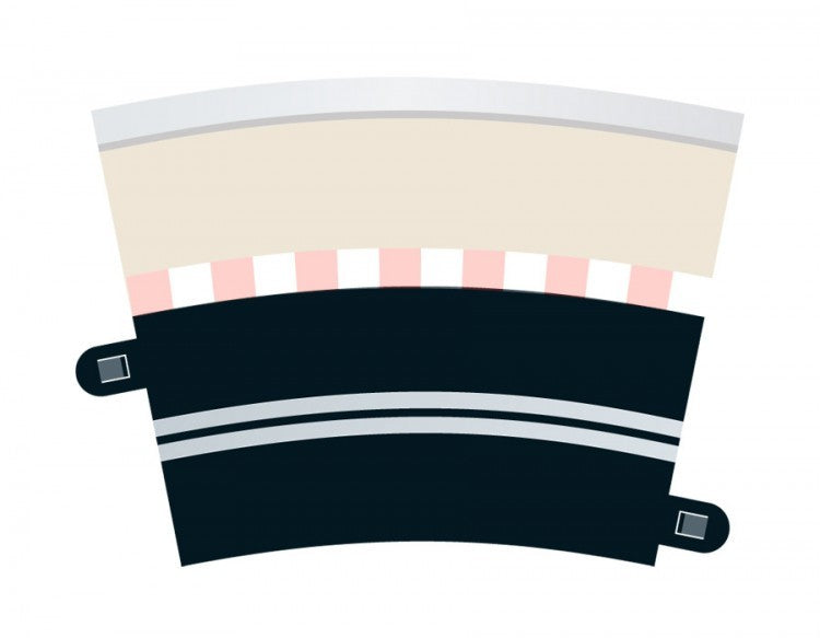 C7017 SCALEXTRIC DIGI SINGLE LANE CURVE Scalextric