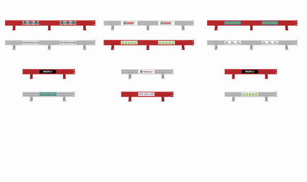 C8191 SCALEXTRICTRIC CRASH BARRIERS WITH STICKERS