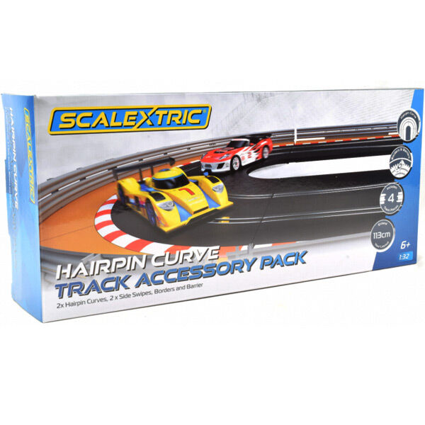 C8195 SCALEXTRIC HAIRPIN CURVE TRACK ACCESSORY PACK - REPLACES C8512