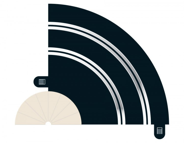 C8201 SCALEXTRIC HAIRPIN CURVE 90GDR