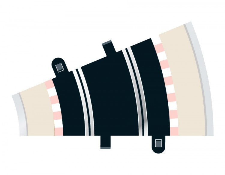 C8234 SCALEXTRIC RADIUS 2 CURVE 22.5 DEGREE (2) Scalextric