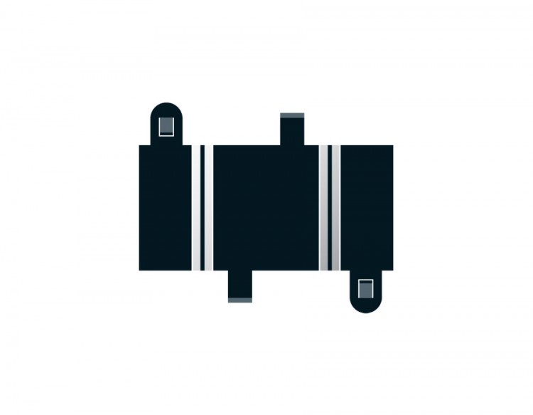 C8236 SCALEXTRIC SHORT STRAIGHT 78MM Scalextric