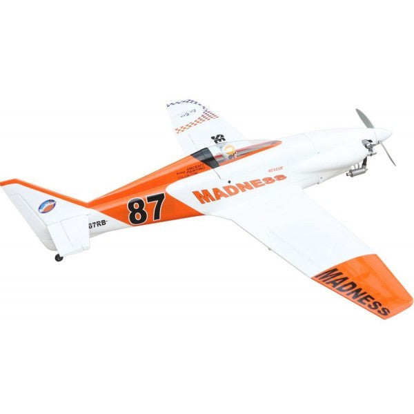 SEA-168 Seagull Models GR7 Madness Racer RC Plane, .55 Size ARF, Orange Seagull