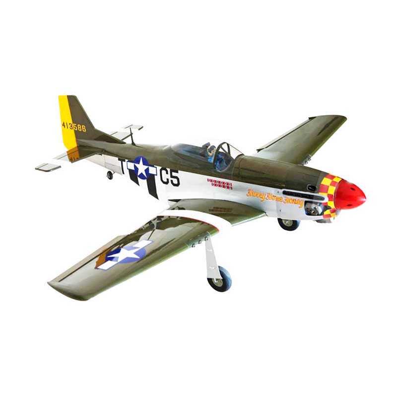 SEA-276NGEAR Seagull Models North American P-51D Mustang 10cc ARF with Electric Retracts