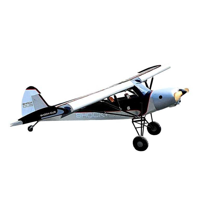 SEA-357S Seagull Models Shock Cub ARF Kit, 50cc, Silver, SEA-357S Seagull