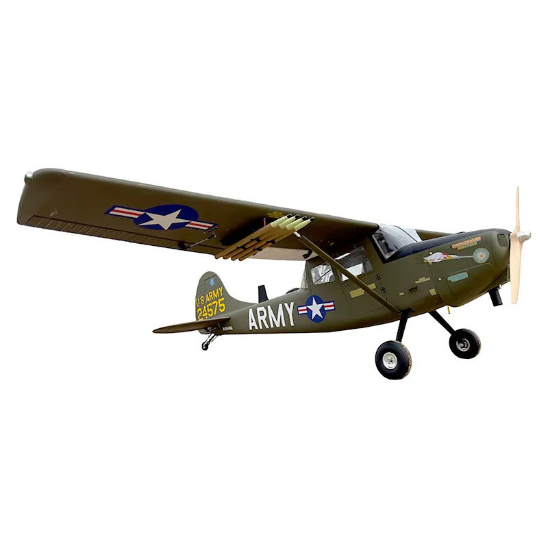 SEA-385CM Seagull Models Cessna Bird Dog Chickenman 122inch ARF, 60-80cc