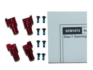 GV SEM1674RE UPGRADE ROLL BAR MOUNT SET (RED) GV