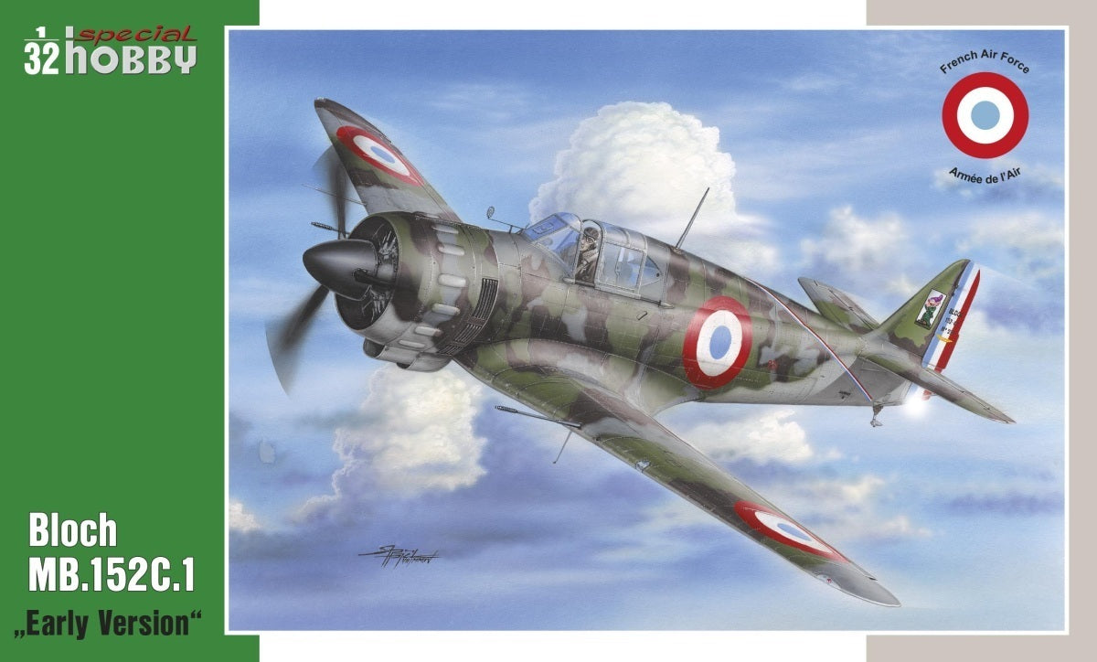 Special Hobby 1/32 Bloch MB.152C1 Early Version Plastic Model Kit