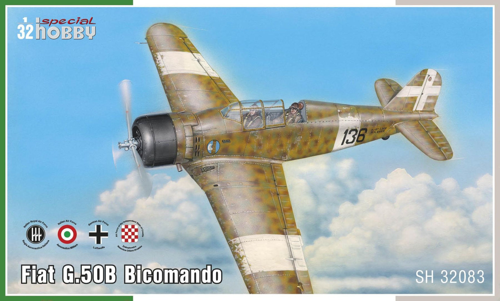Special Hobby 1/32 Fiat G.50B Bicomando Plastic Model Kit