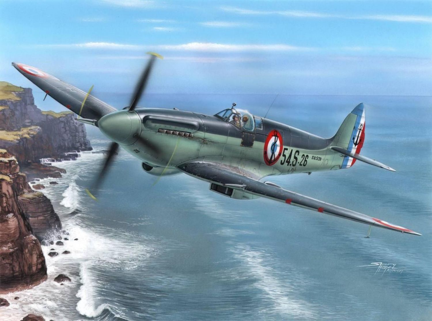 Special Hobby 1/48 Seafire Mk.15 "Aeronavale Service" Plastic Model Kit