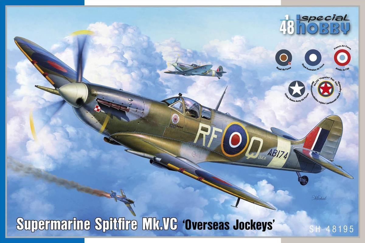 Special Hobby 1/48 Supermarine Spitfire Mk.VC 'Overseas Jockeys' Plastic Model Kit *Aus Decals*