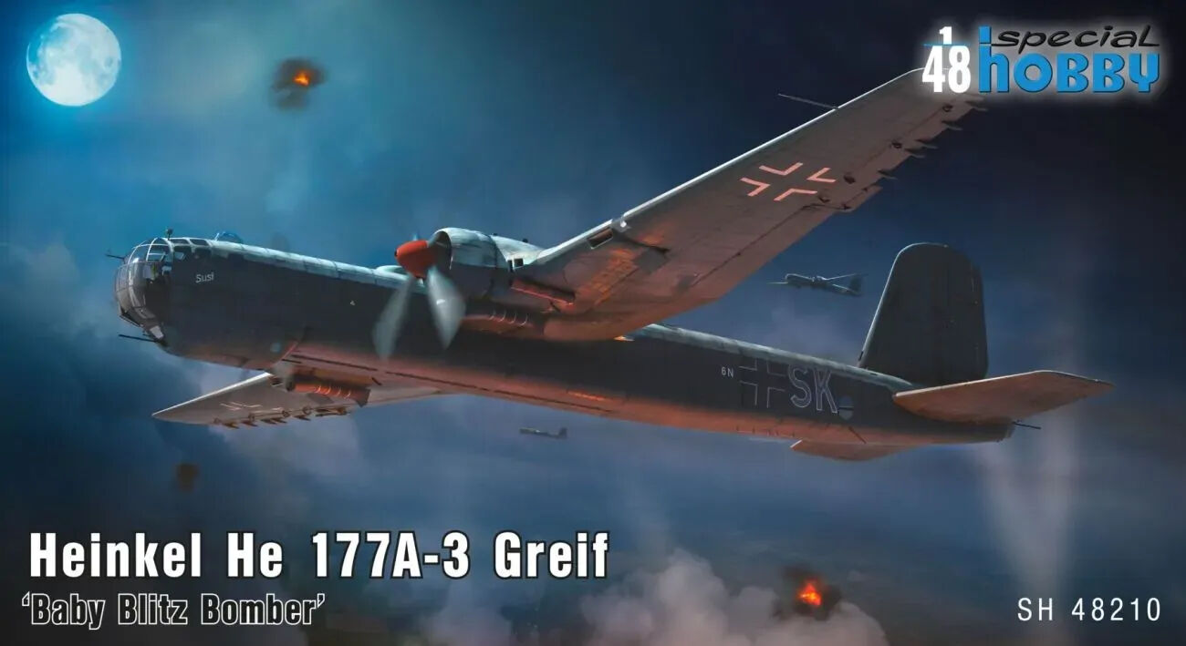 Special Hobby 1/48 Heinkel He 177A-3 Greif Plastic Model Kit