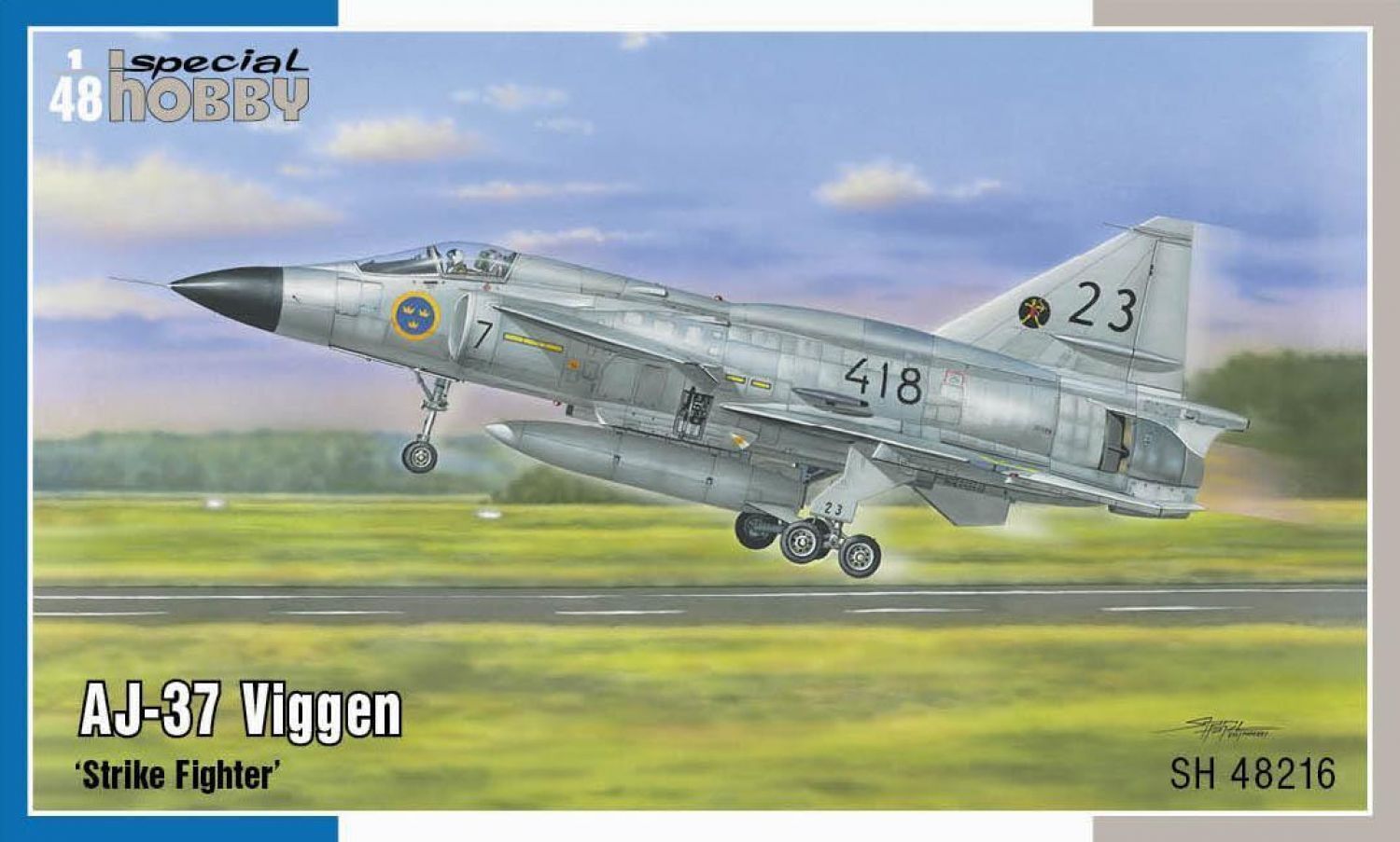 Special Hobby 1/48 AJ-37 Viggen €˜Strike Fighter€™ Plastic Model Kit