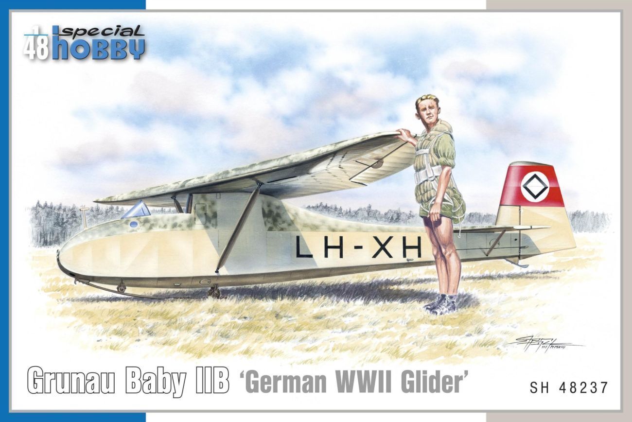 Special Hobby 1/48 Grunau Baby IIB €˜German WWII Glider€™ Plastic Model Kit