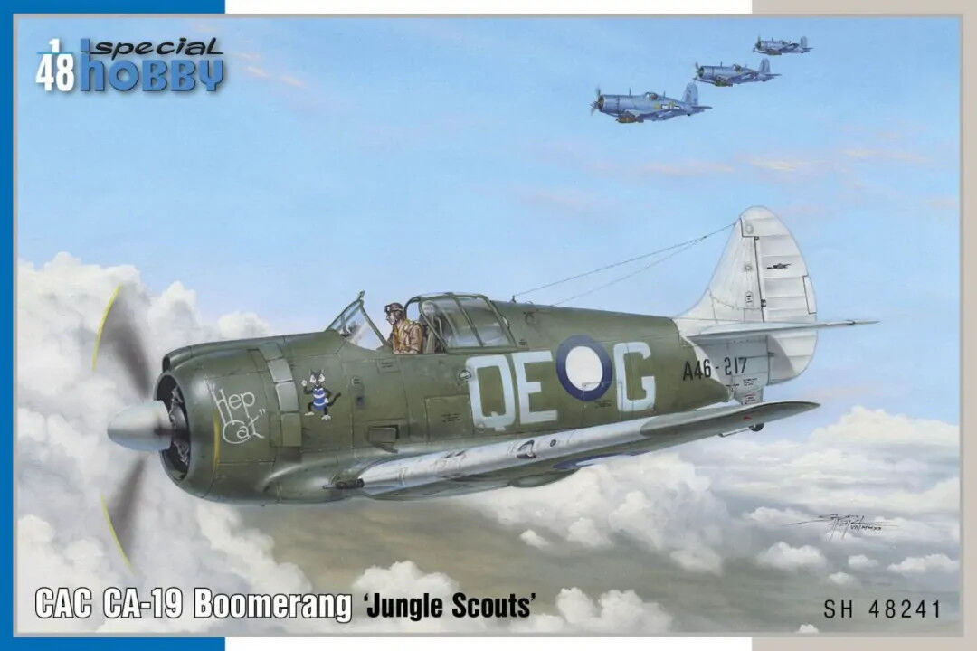 Special Hobby 1/48 CAC CA-19 Boomerang Plastic Model Kit *Aust Decals*