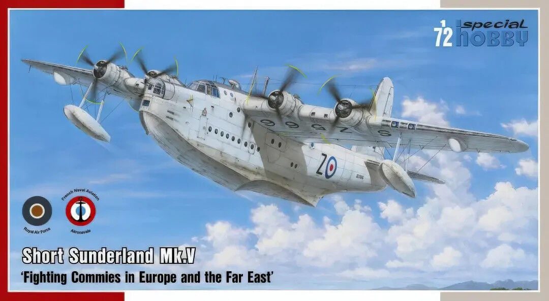 Special Hobby 1/72 Short Sunderland Mk.V 'Fighting Commies in Europe and the Far East' Plastic Model Kit