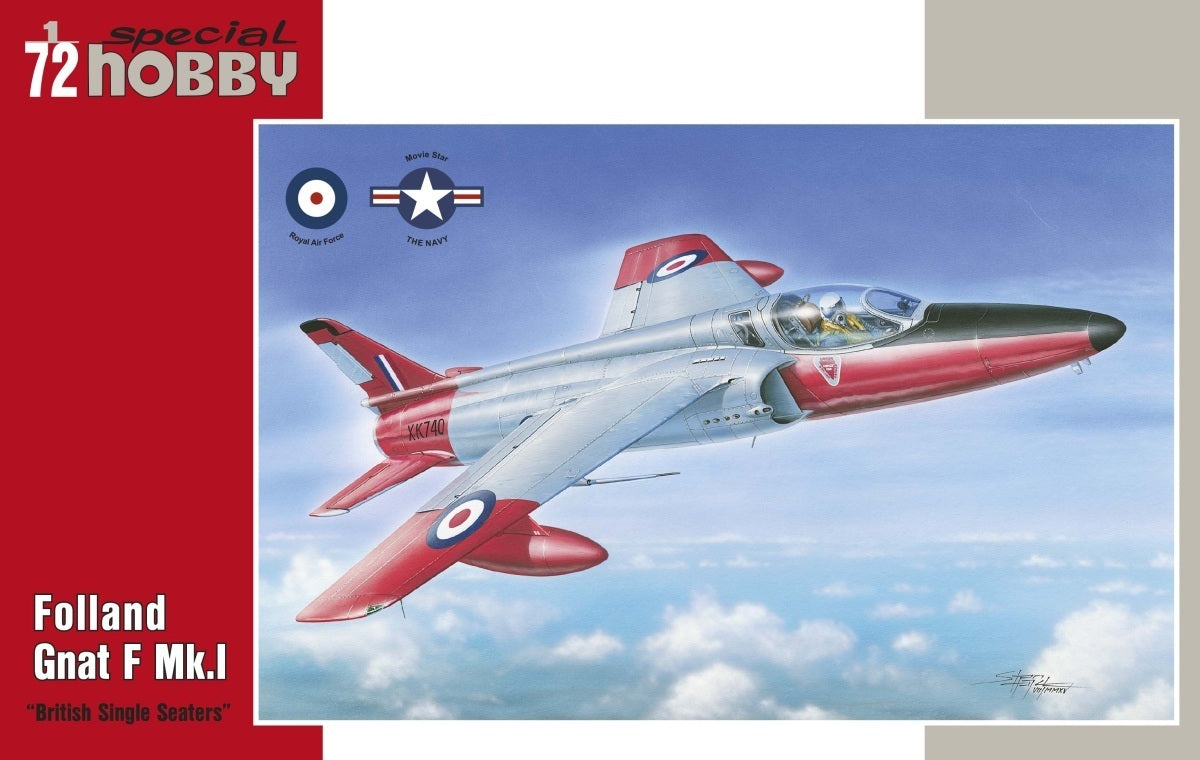 Special Hobby 1/72 Folland Gnat F Mk.I British Single Seaters Plastic Model Kit