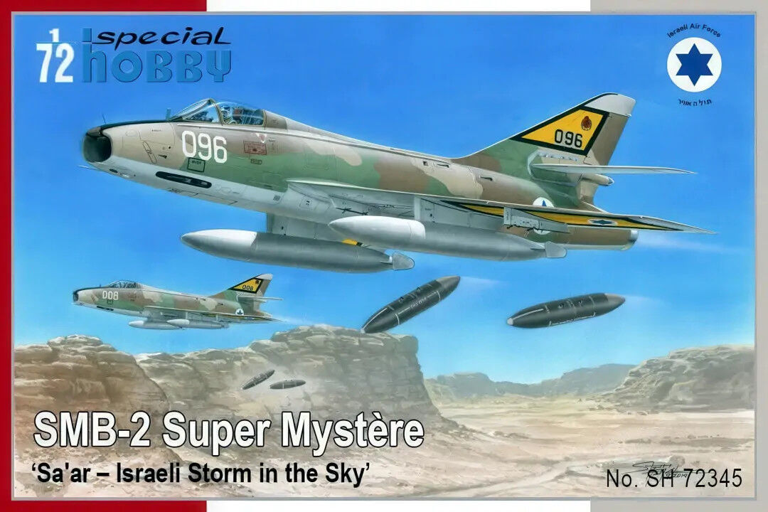 Special Hobby 1/72 SMB-2 Super MystÃ¨re 'Sa'ar €“ Israeli Storm in the Sky' Plastic Model Kit