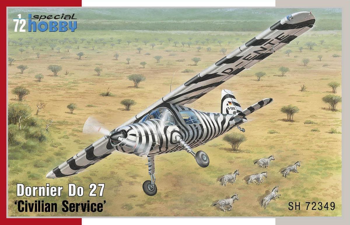 Special Hobby 1/72 Dornier Do 27 "Civilian Service" Plastic Model Kit