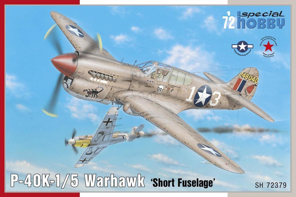 Special Hobby 1/72 P-40K-1/5 Warhawk 'Short Fuselage' Plastic Model Kit
