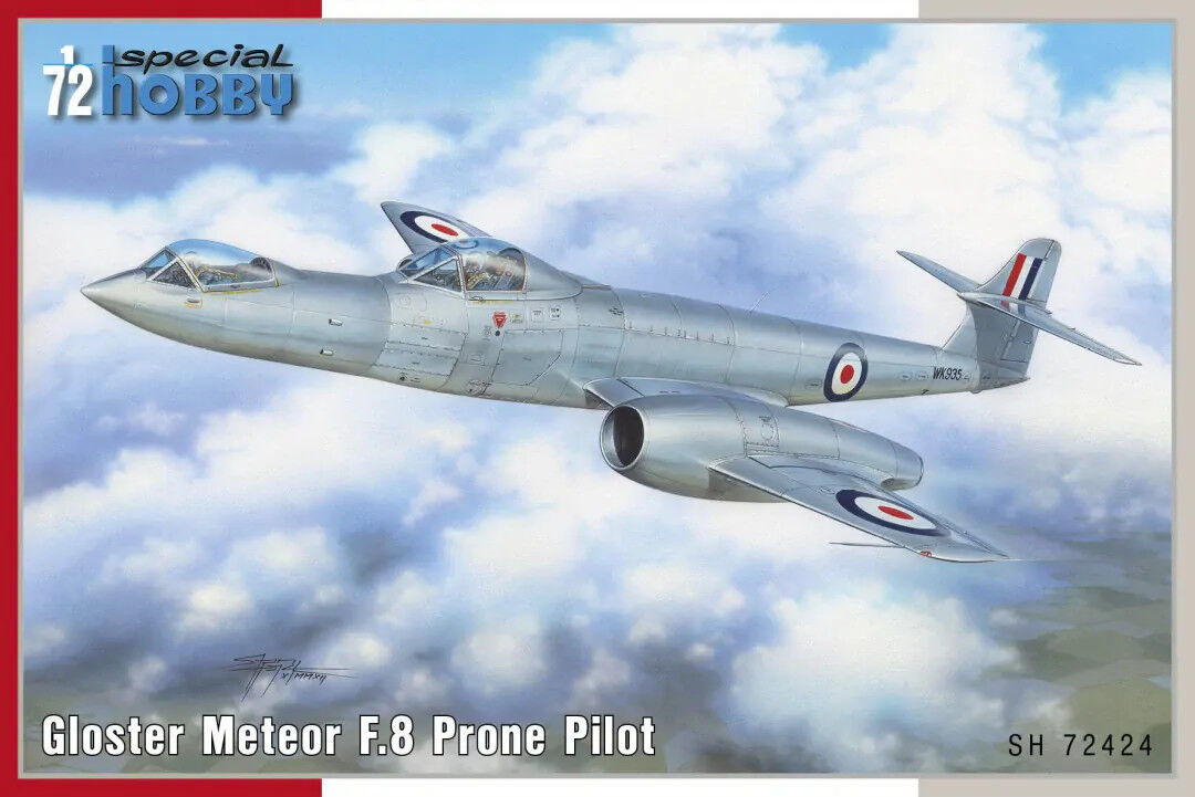 Special Hobby 1/72 Gloster Meteor F.8 Prone Pilot Plastic Model Kit