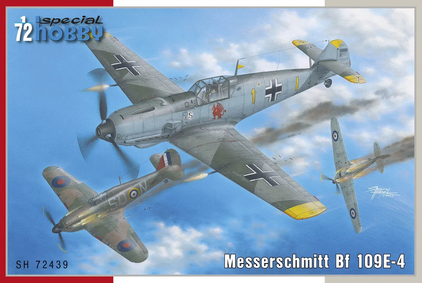Special Hobby 1/72 Messerschmitt Bf 109E-4 Plastic Model Kit