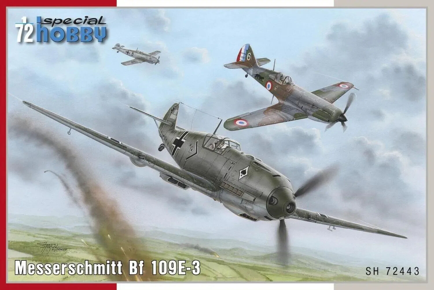 Special Hobby 1/72 Messerschmitt Bf 109E-3 Plastic Model Kit