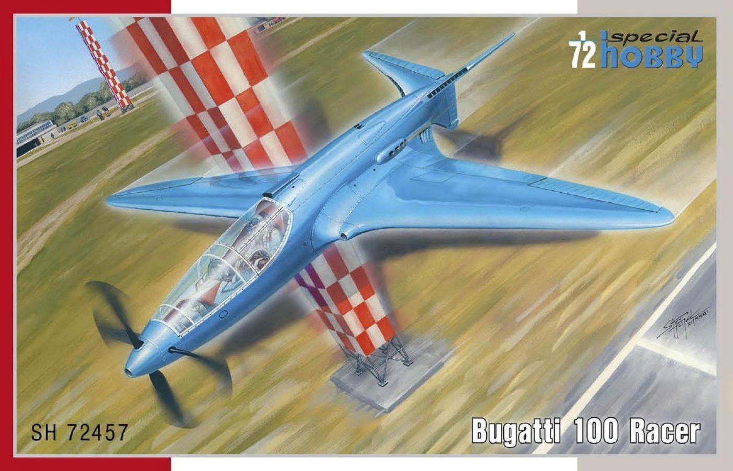 Special Hobby 1/72 Bugatti 100 €˜French Racer Plane€™ Plastic Model Kit