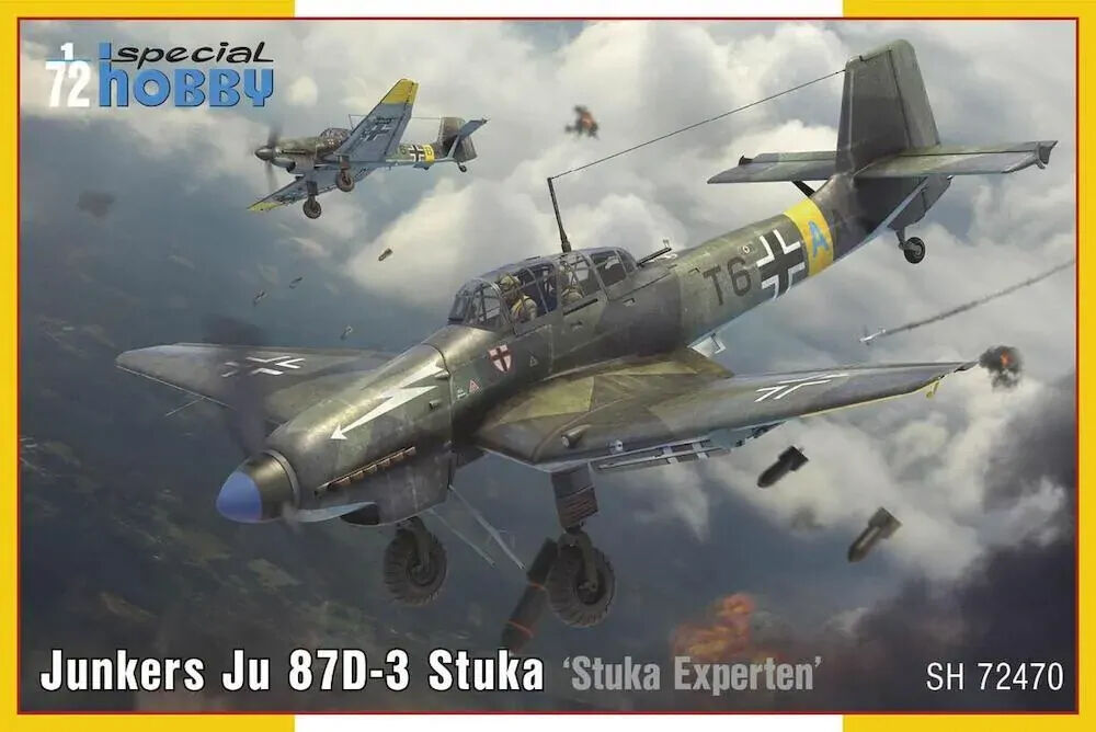 Special Hobby 1/72 Junkers Ju 87D-3 Stuka €˜Stuka Experten€™ Plastic Model Kit