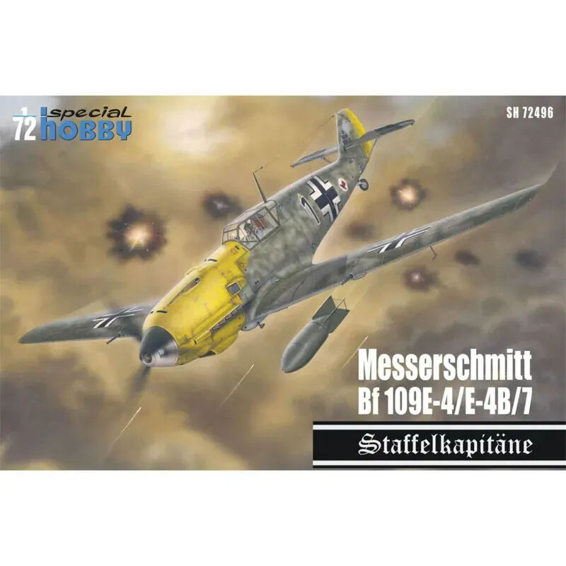Special Hobby 1/72 Messerschmitt Bf 109E-4/7 €˜Staffelkapitne€™ Plastic Model Kit