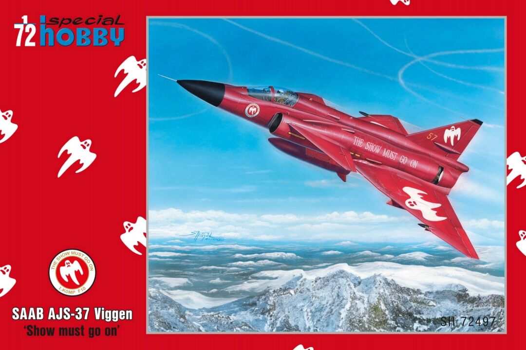 Special Hobby 1/72 AJ-37 Viggen 'Show Must Go On' Plastic Model Kit