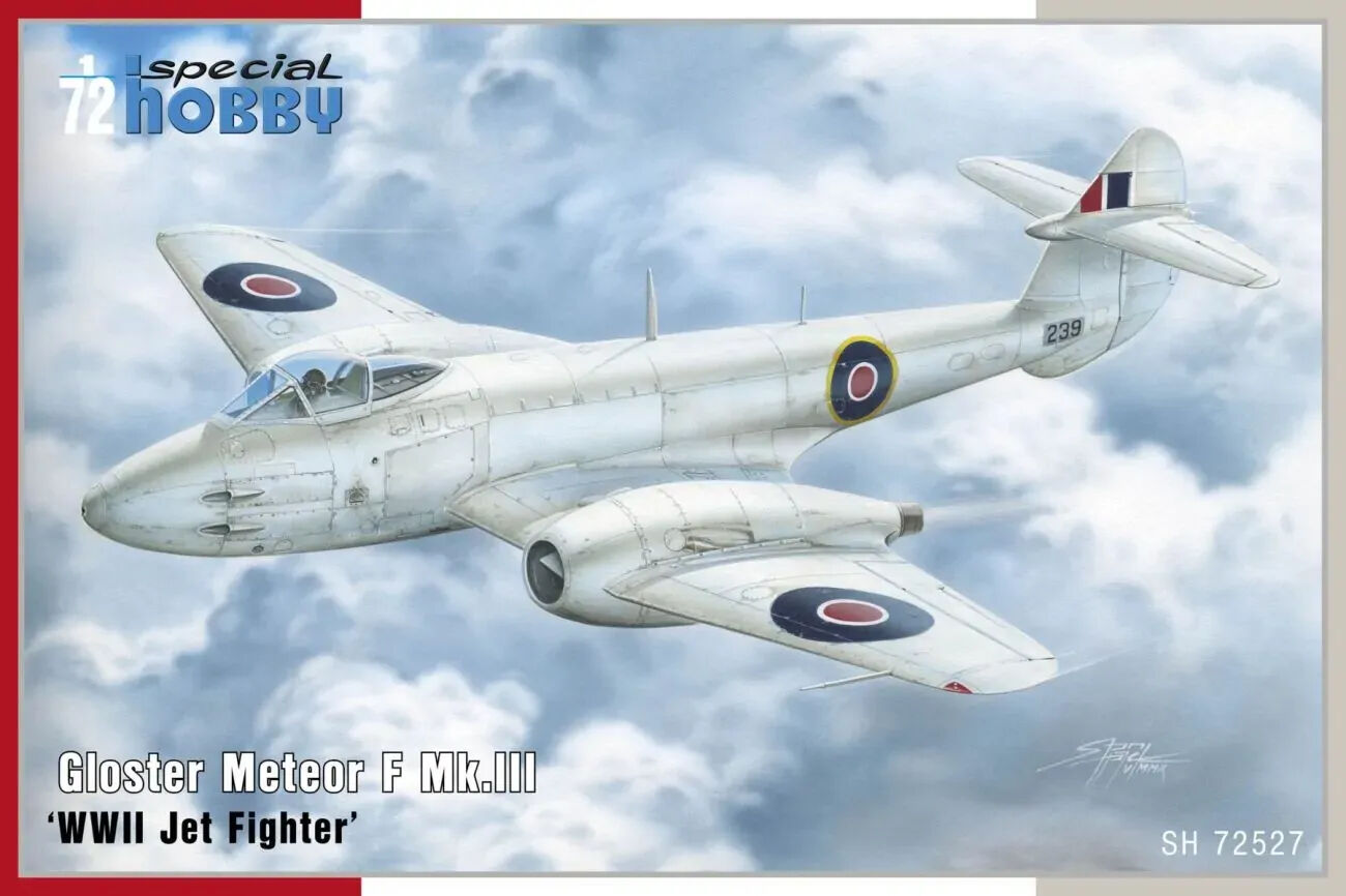 Special Hobby 1/72 Gloster Meteor F Mk.III €˜WWII Jet Fighter€™ Plastic Model Kit