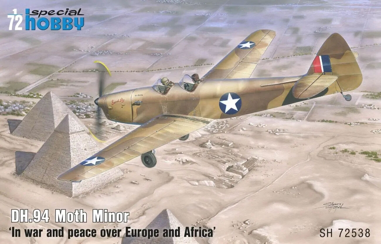 Special Hobby 1/72 DH.94 Moth Minor €˜In war and peace over Europe and Africa€™  Plastic Model Kit