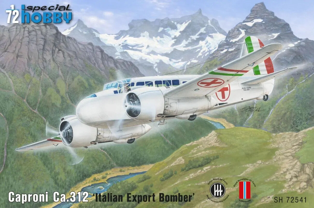 Special Hobby 1/72 Caproni Ca.312 €˜Italian Export Bomber€™  Plastic Model Kit