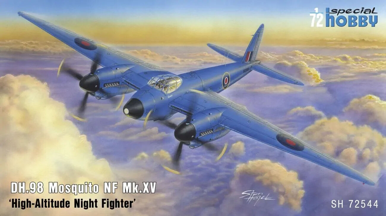Special Hobby 1/72 DH.98 Mosquito NF Mk.XV €˜High-Altitude Night Fighter€™  Plastic Model Kit